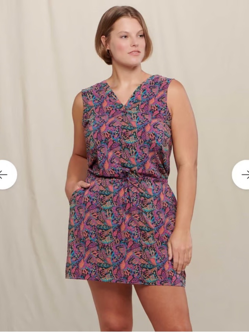 Toad&Co Sunkissed Liv Dress Butterfly Print